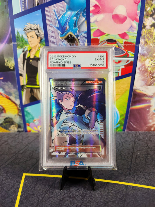 PSA 6 Winona (Full Art) | Roaring Skies 108/108